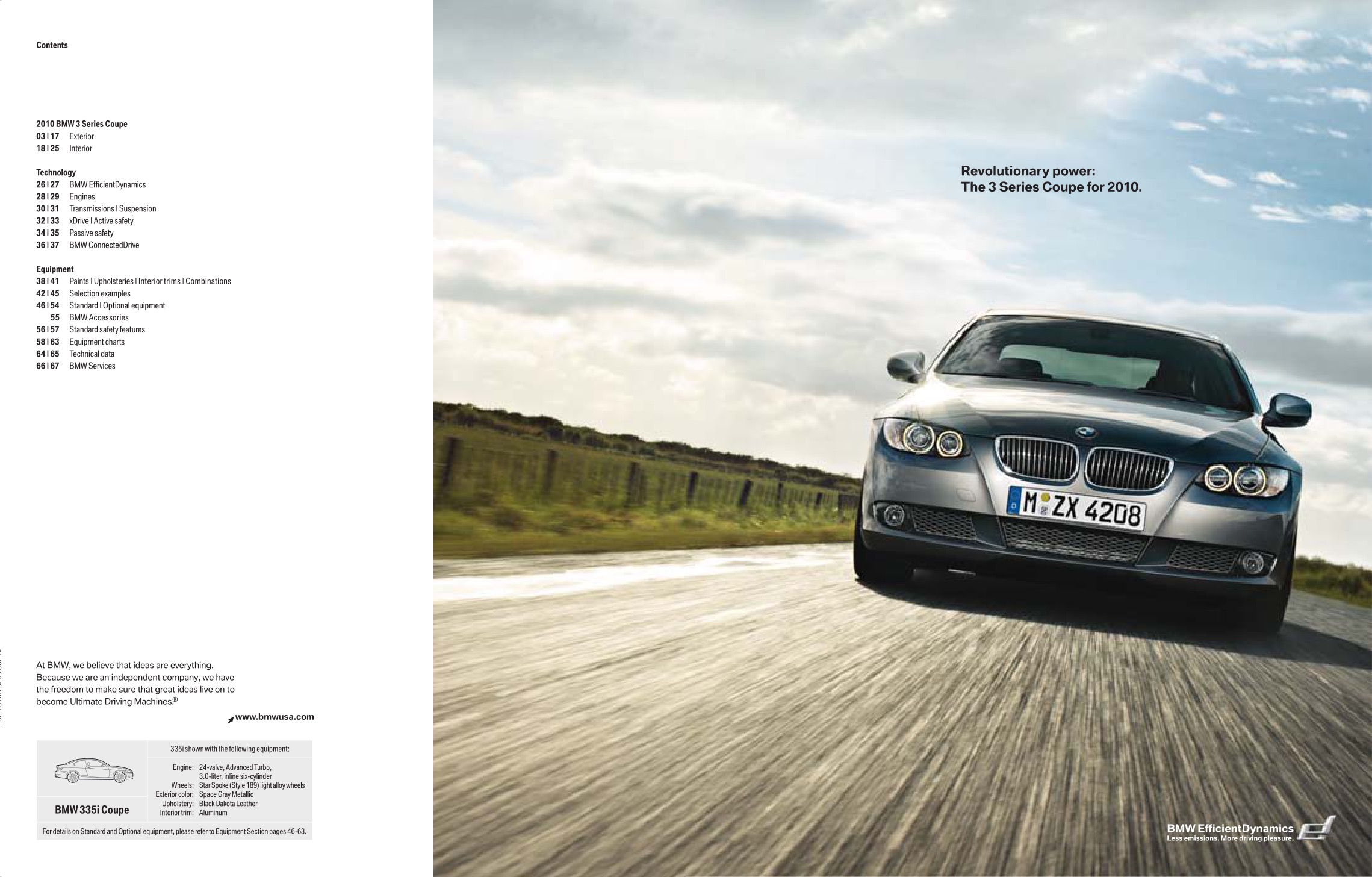 2010 BMW 3-Series Coupe Brochure Page 19